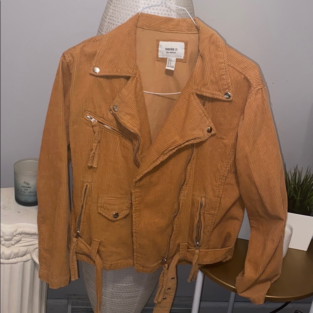 Yellow corduroy jacket